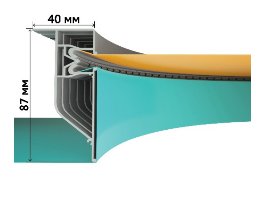 Флекси профиль для натяжных двухуровневых потолков. Профиль ПП 50 флекси для натяжных. PDR 60 профиль для натяжных потолков. ПП 65 профиль для натяжных