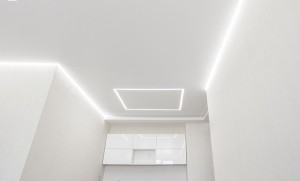 парящий потолок белый