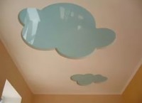 потолок в детскую облоко